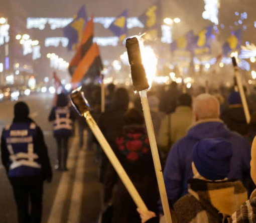 Марш в честь Бандеры завершился: националисты провели вече на Майдане и разошлись
