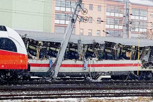 В Австрии столкнулись два поезда, есть жертвы
