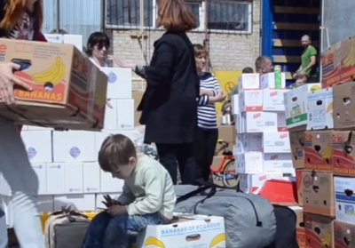 В Запорожье поступила гуманитарная помощь из Германии, - видео