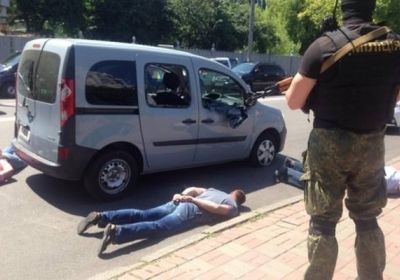 Затримані в Києві зловмисники 