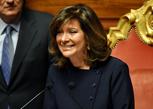 Сенат Італії вперше очолила жінка