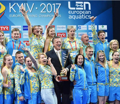 Сборная Украины стала чемпионом Европы по прыжкам в воду, - ФОТО