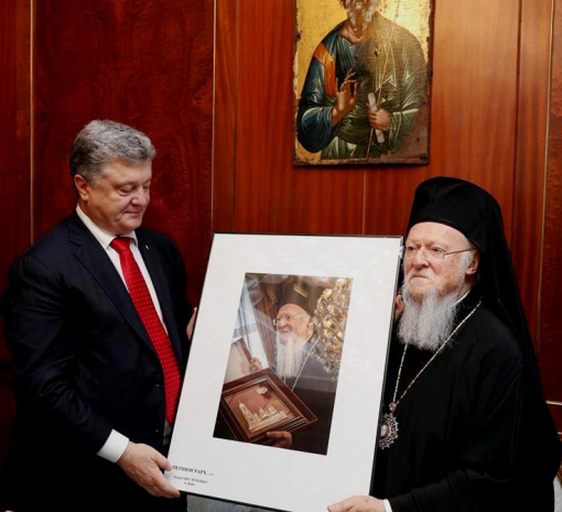 Порошенко: Патріарху Варфоломію надходять погрози з Москви