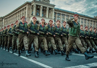 В Киеве состоялась репетиция Марша Независимости до 24 августа