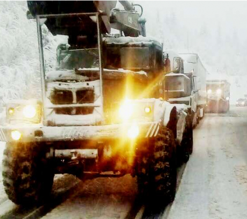 Україну засипає снігом, дороги чистять більше як 1 600 одиниць техніки