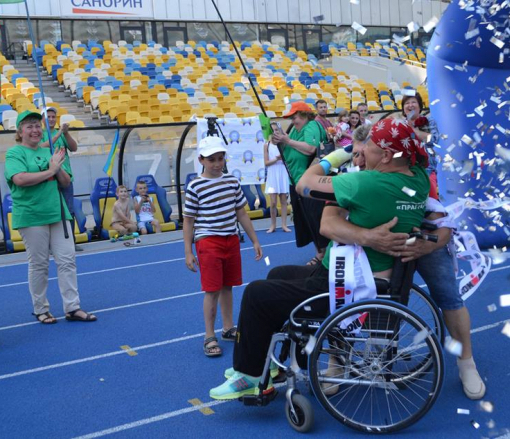 Украинец с инвалидностью Олег Иваненко установил мировой рекорд по триатлону, - ФОТО