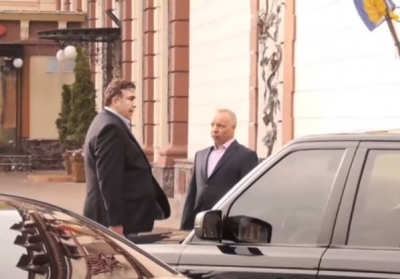 Речник МВС опублікував відео зустрічі Саакашвілі з російським олігархом
