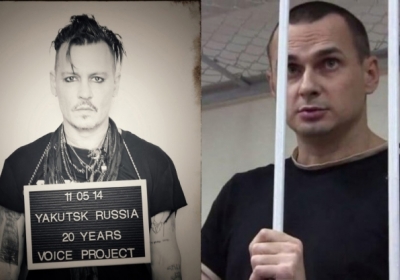 Джонні Депп виступив на підтримку ув'язненого в Росії Олега Сенцова 