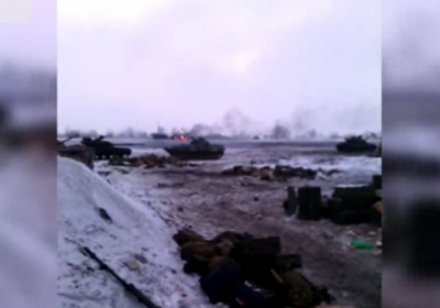 Українські бійці підбили під Дебальцевим не менше 4 танки терористів, - відео