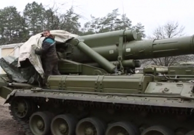 Українські артилеристи розконсервували найпотужніші самохідні гаубиці 