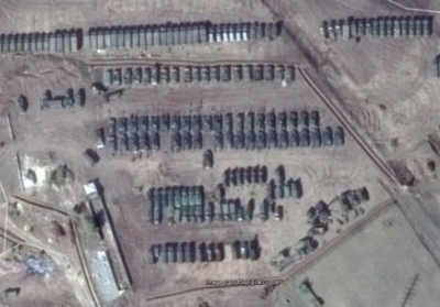 Google оприлюднив фото російських військ біля кордону України