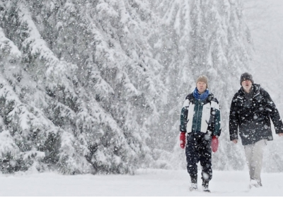 Жовтень замітає німців снігом: 35 см на добу