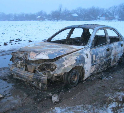 В Винницкой области из-за сигареты мужчина сгорел в автомобиле, - ФОТО