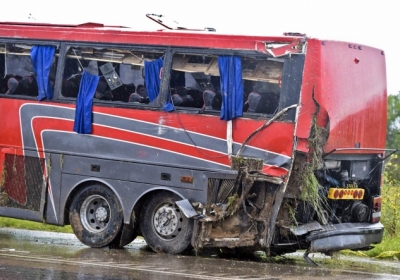 У Росії автобус з українцями потрапив у ДТП: 5 осіб поранені
