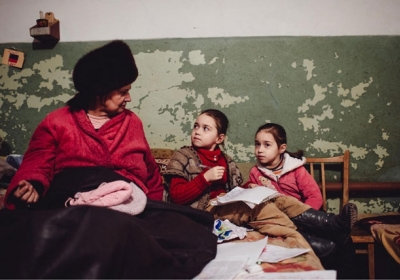 10 февраля 2015 Фото: Макс Авдеев / «Медуза»Убежище около Шахты им. Засядько, Донецк.