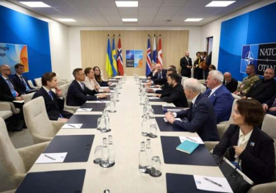 Зеленський зустрівся з лідерами Швеції, Данії, Норвегії та Фінляндії