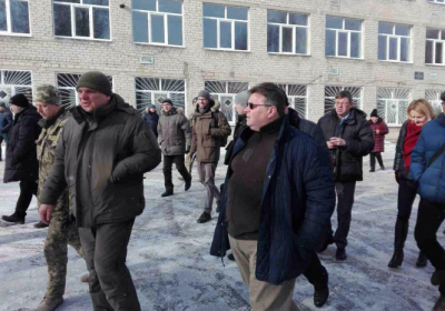 В Авдеевку прибыл глава МИД Литвы, чтобы увидеть последствия российской агрессии, - ФОТО