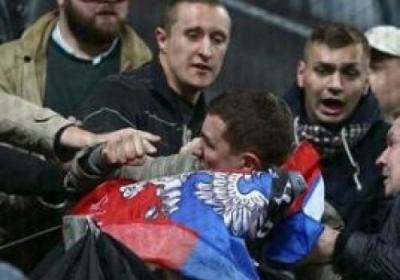 УЕФА категорически запретил фанатам демонстрировать символику террористической ДНР
