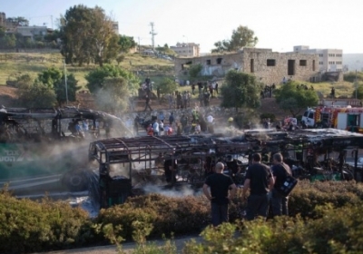 Причиной взрыва автобуса в Иерусалиме была заложенная бомба