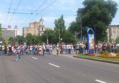 Новий мітинг у Донецьку: людей відігнали автоматники