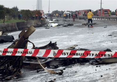 У Стамбулі внаслідок краху гелікоптера загинули п'ятеро осіб, - ВІДЕО