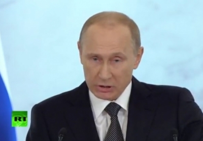 Путін вважає, що Захід ввів санкції проти Росії не за Крим і війну на Донбасі, а через її могутність