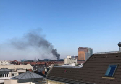 В Берлине в пятизвездочном отеле произошел пожар, - ФОТО