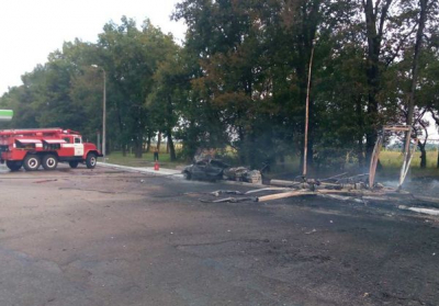 В Киевской области произошел взрыв на АЗС, есть жертвы