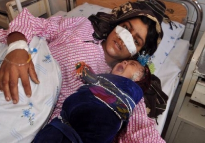 20-річна Реза Ґюль у лікарні разом зі своєю дитиною Фото: Радіо Свобода