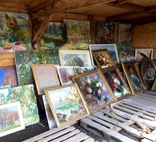 С оккупированного Донбасса пытались незаконно вывезти картины Кикинева стоимостью более 3,5 миллиона грн
