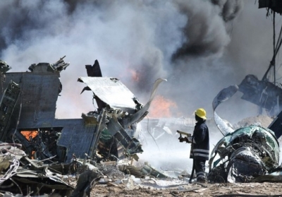 У столиці Сомалі розбився літак з боєприпасами на борту