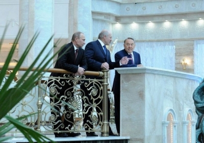 Володимир Путін, Олександр Лукашенко, Нурсултан Назарбаєв. Фото: kremlin.ru