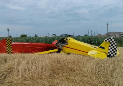 В Полтавской области разбился легкомоторный самолет, его пилот погиб