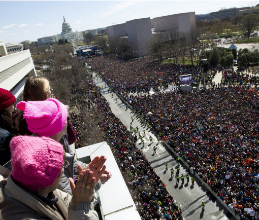 Марш за ограничение продажи оружия собрал сотни тысяч людей в Вашингтоне, - ФОТО