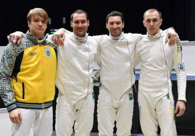 Мужская сборная Украины по фехтованию завоевала 