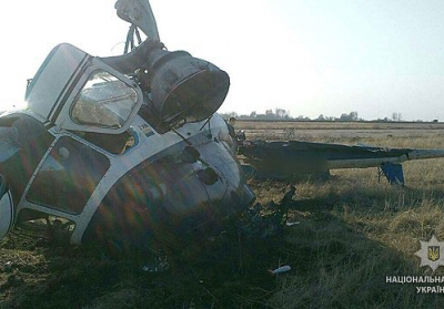 На Полтавщині впав вертоліт
