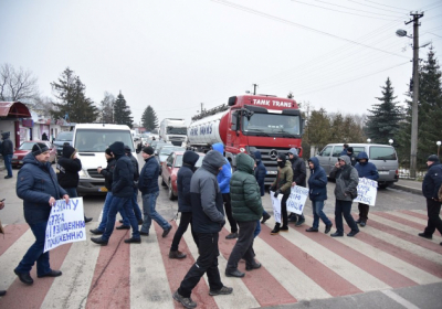 На границе с Польшей митингуют против изменений в Налоговый кодекс