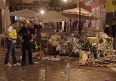 Жертвами взрыва в испанском кафе стали около 80 человек