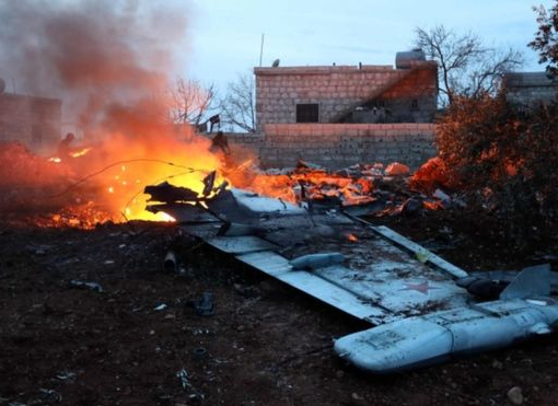 В Сирии сбили российский самолет Су-25, пилот погиб