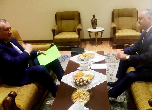 Президент Молдовы встретился с вице-премьером РФ и попросил Россию не вводить санкции