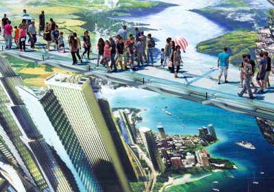 Зависнути над містом: в Ліоні презентували гігантське 3D-графіті