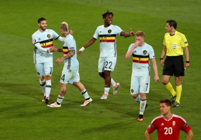 Евро-2016: Бельгия победила Венгрию со счетом 4:0