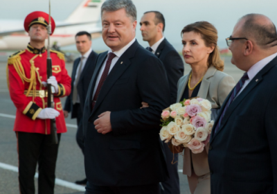 Порошенко прибыл с официальным визитом в Грузию