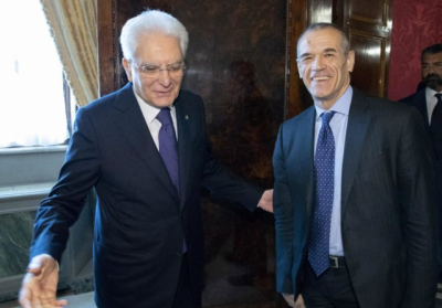 Президент Італії доручив Коттареллі сформувати технократичний уряд
