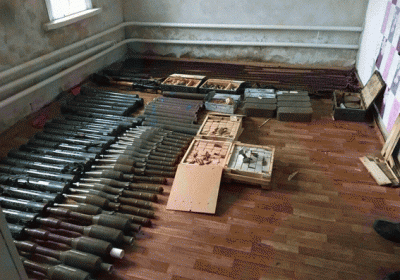 На Луганщине в доме 55-летней женщины изъяли арсенал оружия