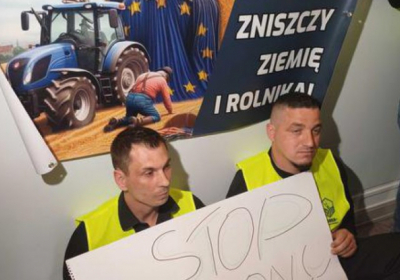 У польському Сеймі фермери розпочали сидячий страйк