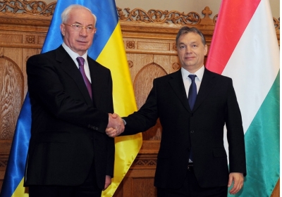 Микола Азаров, Віктор Орбан. Фото: kmu.gov.ua