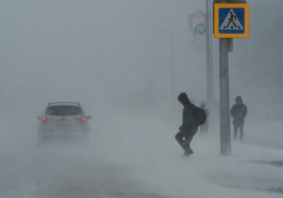 В столице Казахстана объявили чрезвычайную ситуацию из-за снежной бури