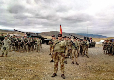 Украинские военные принимают участие в военных учениях НАТО в Грузии