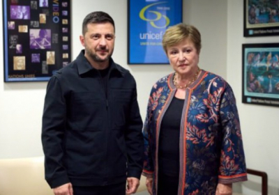 Зеленський обговорив з головою МВФ фінансування України